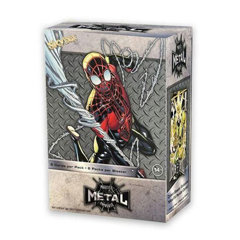 spider man metal universe card box